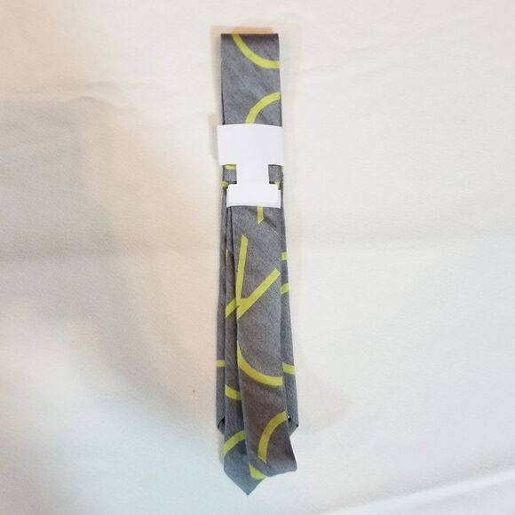 Calvin Klein Grey & Green CK Tie - Picture 3 of 4